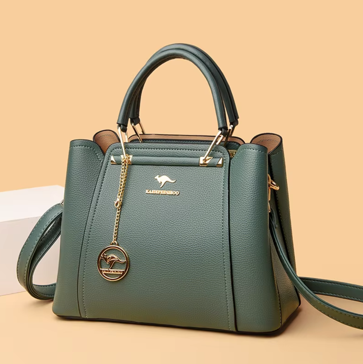 Bolsa Média Feminina de Couro Belle Éclat - Loja Vitrine Prime