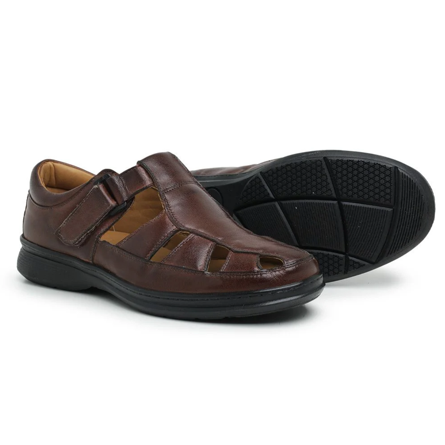 Sandália Masculina Couro Legítimo Classic