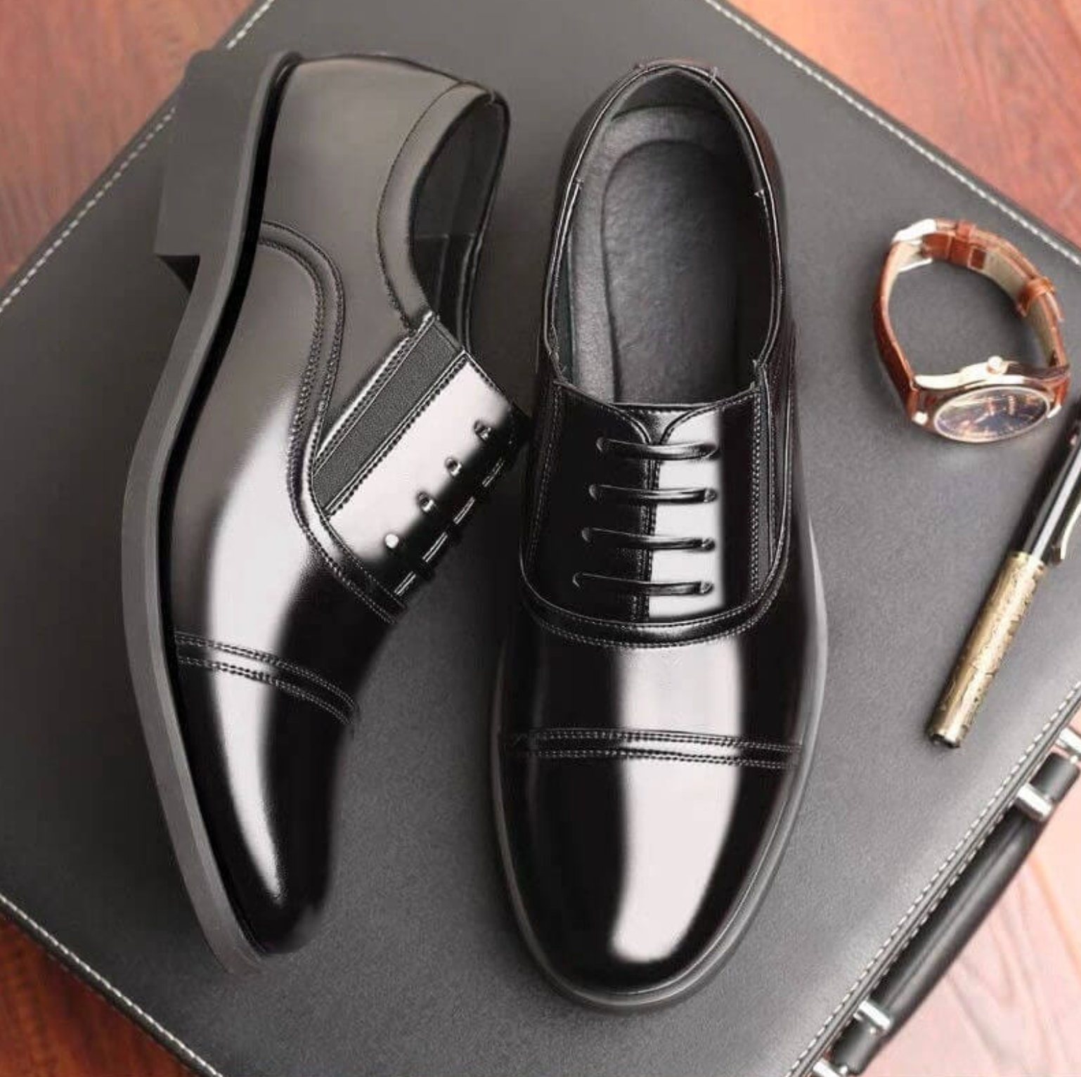 Sapato Social de Couro Masculino Vanguard