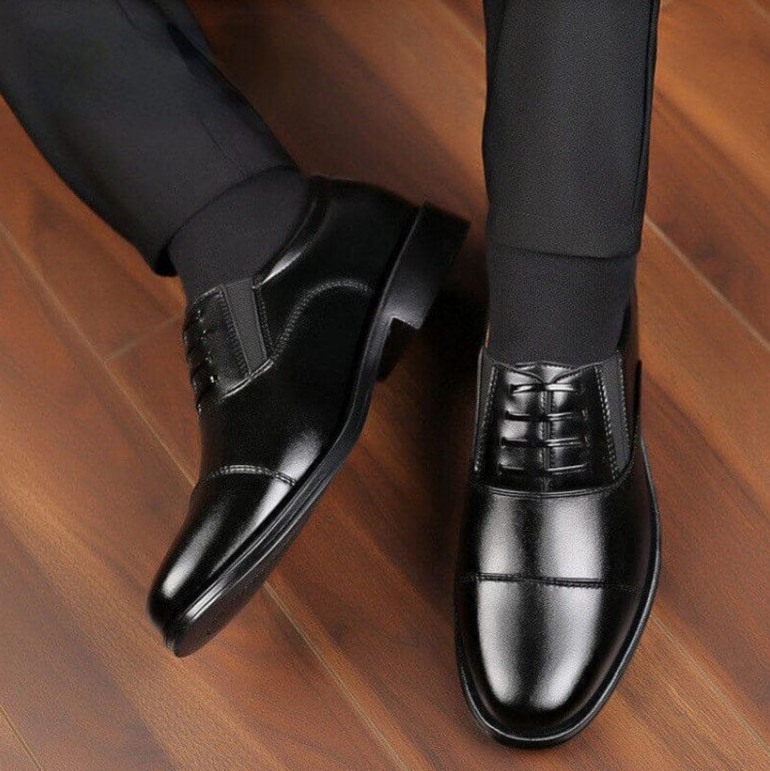 Sapato Social de Couro Masculino Vanguard