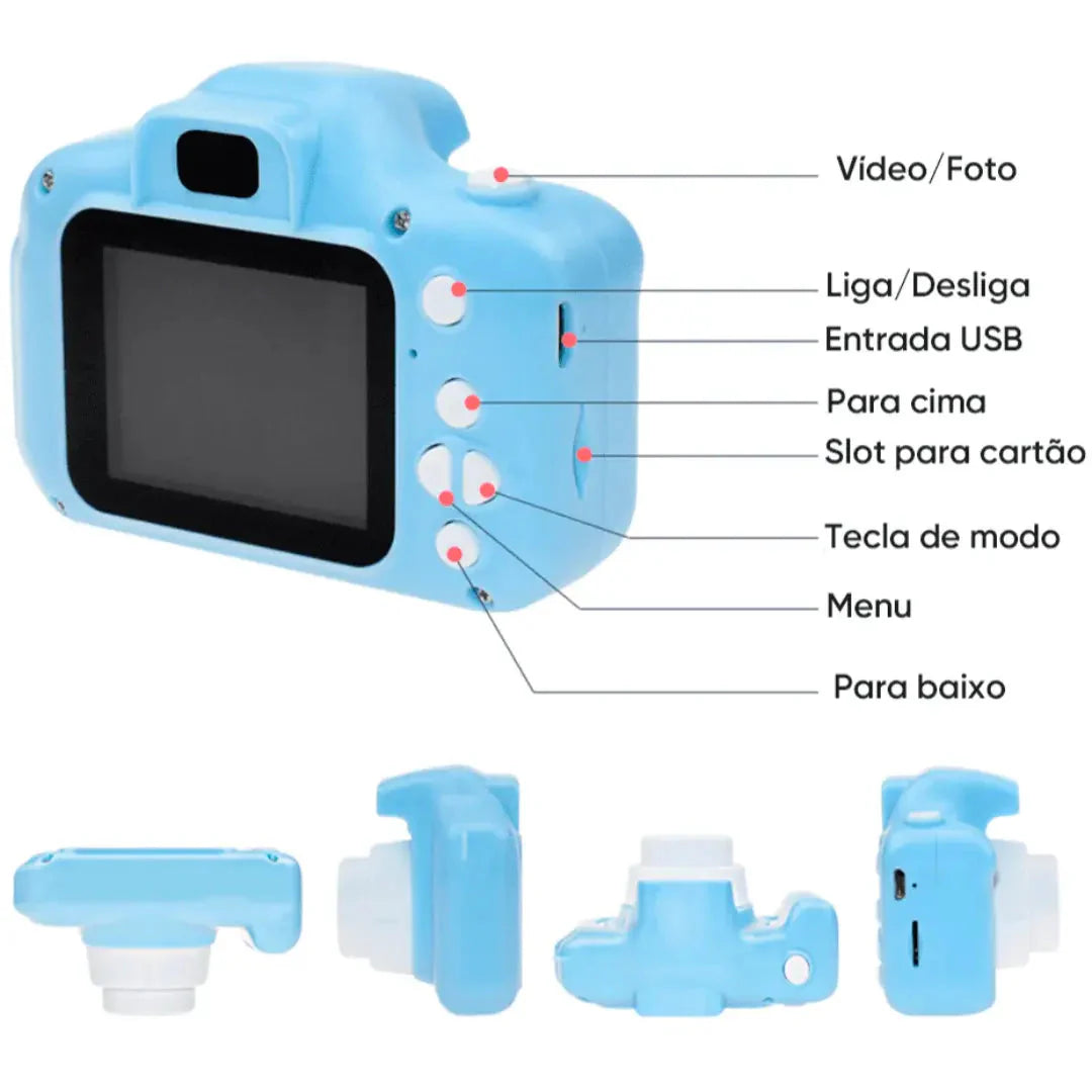 Câmera Digital Infantil Kids PRO