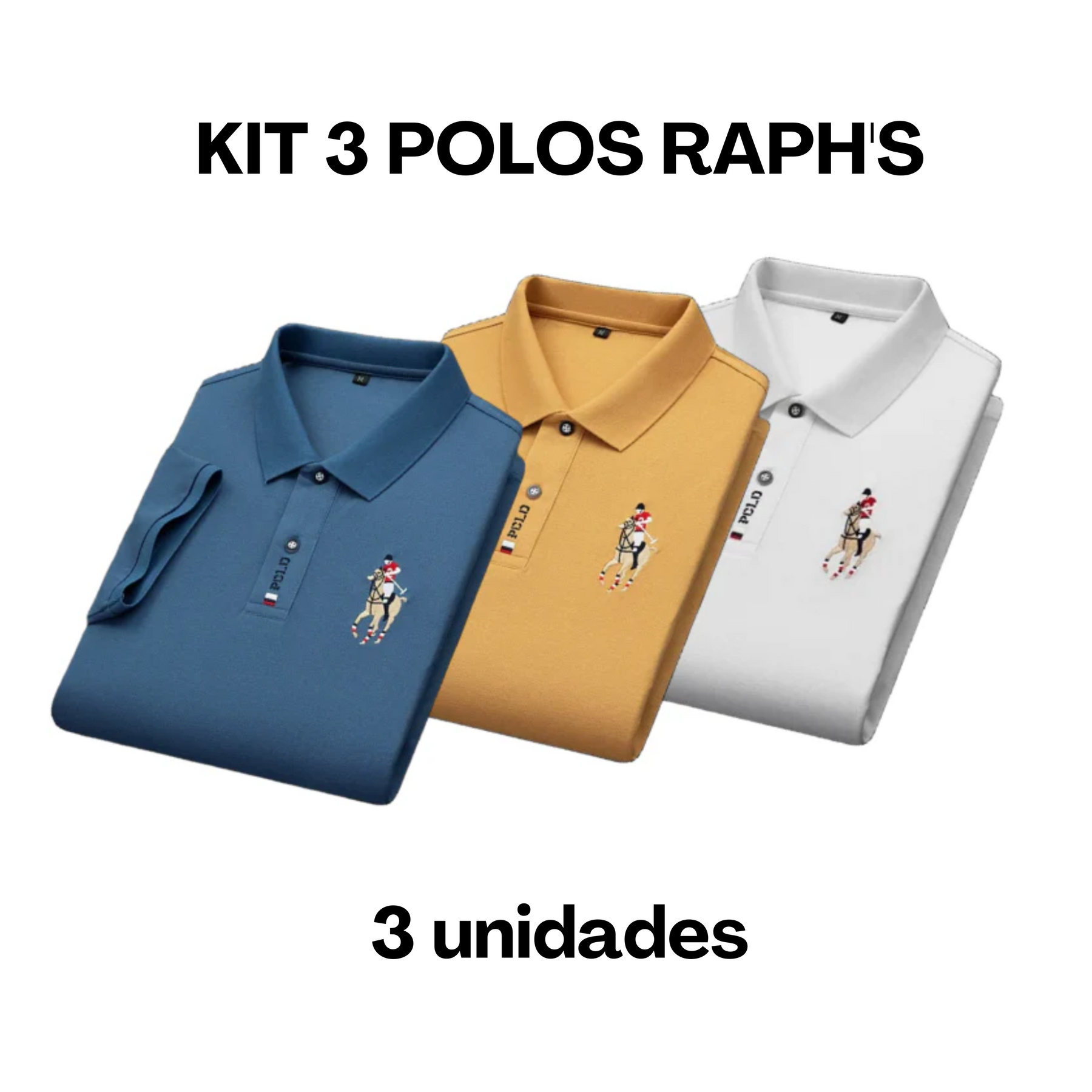 Camisa Masculina Polo Raph's [COMPRE 2, LEVE 3]