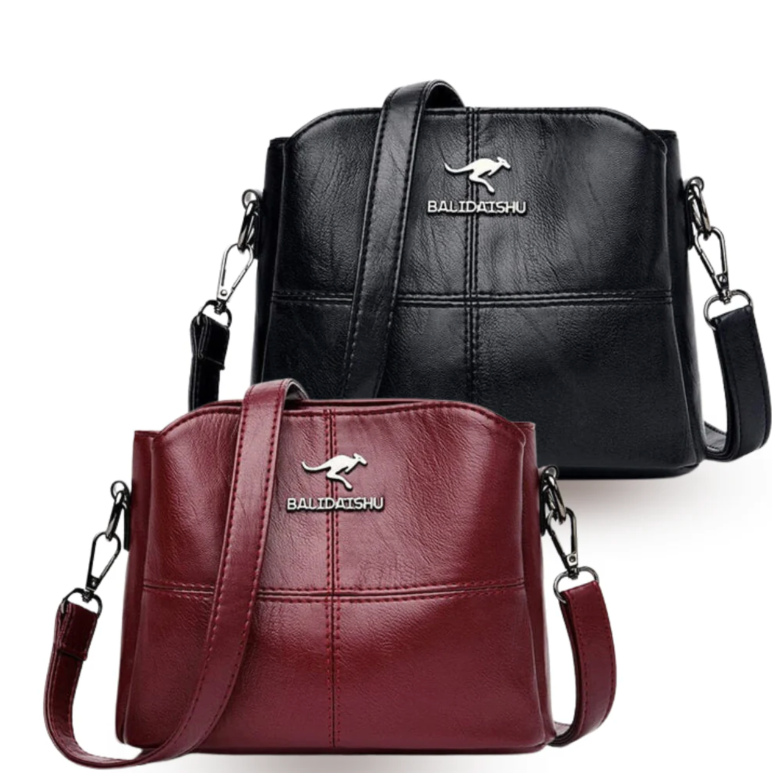Bolsa Couro Genuíno Italiano Luna [PAGUE 1, LEVE 2]