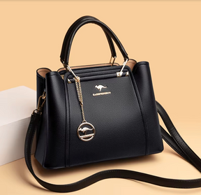 Bolsa Média Feminina de Couro Belle Éclat