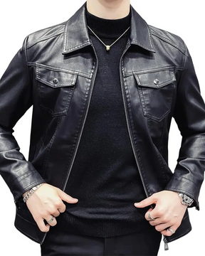 Jaqueta Masculina de Couro Street - Loja Vitrine Prime